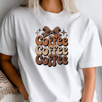 T-shirt "Coffee" 100% Algodão - Coleção Summer