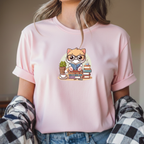 T-shirt "Cats Books" 100% Algodão Premium 190g