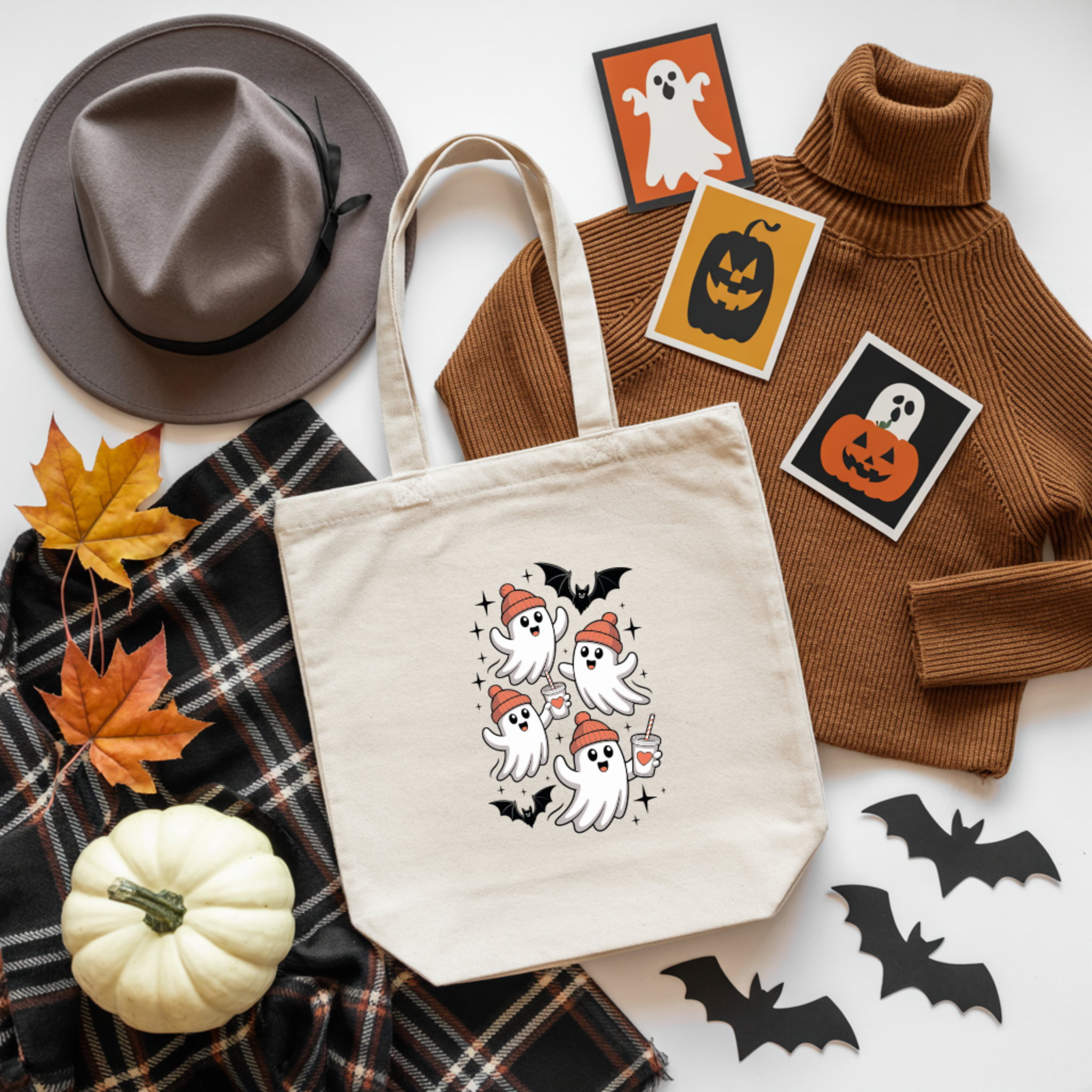 Tote Bag Halloween | Saco Algodão 180g | Coleção Halloween
