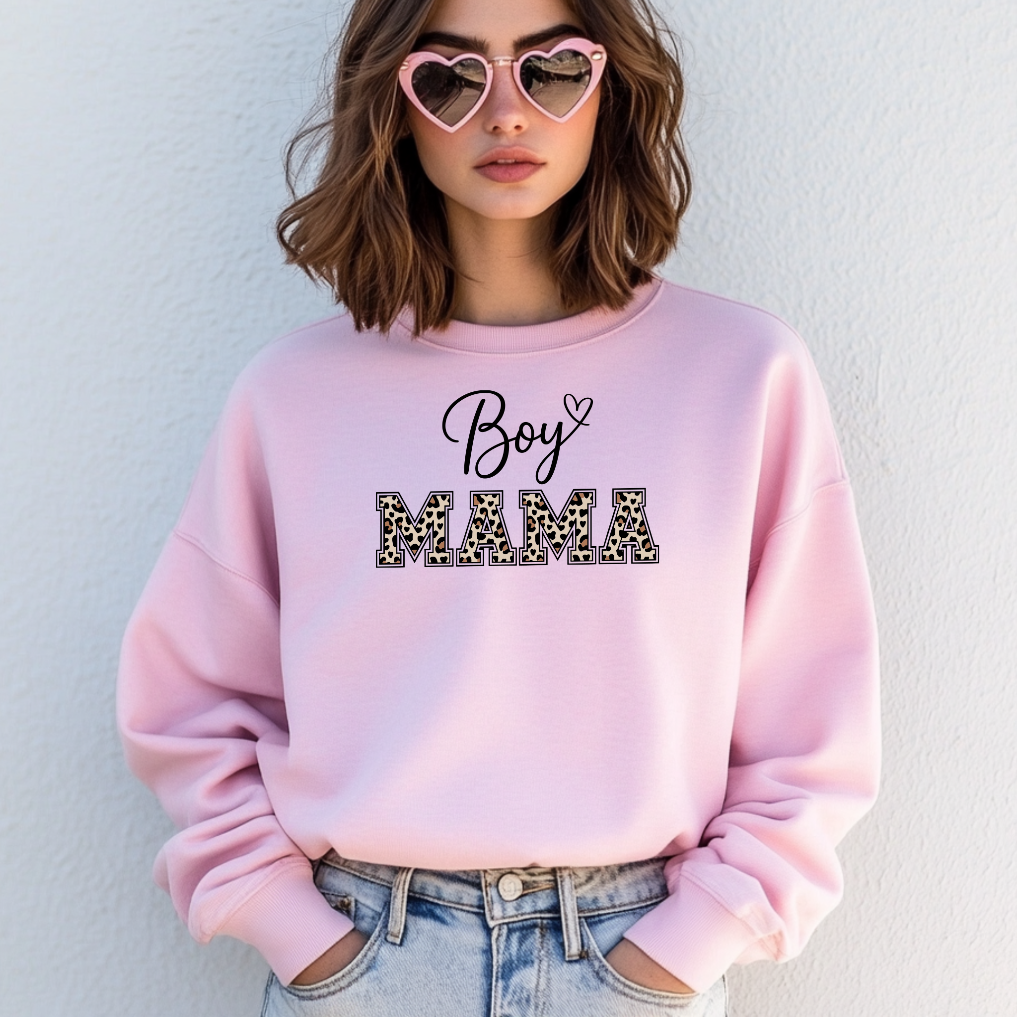 Camisola Sweatshirt Dia da Mãe "MAMA" O Abraço Mais Quente e Macio