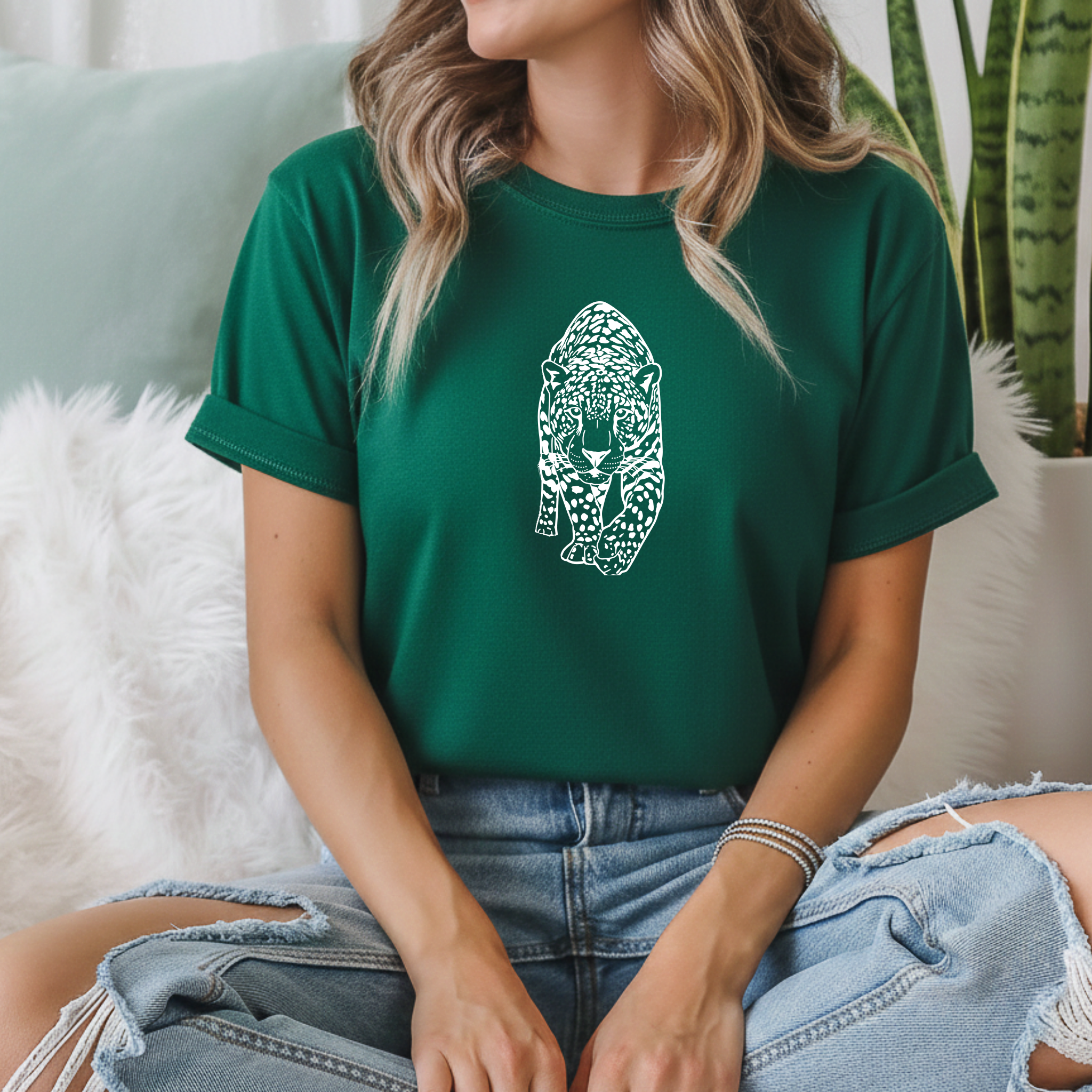 T-shirt "Onça" 100% Algodão 190g - JM Collection