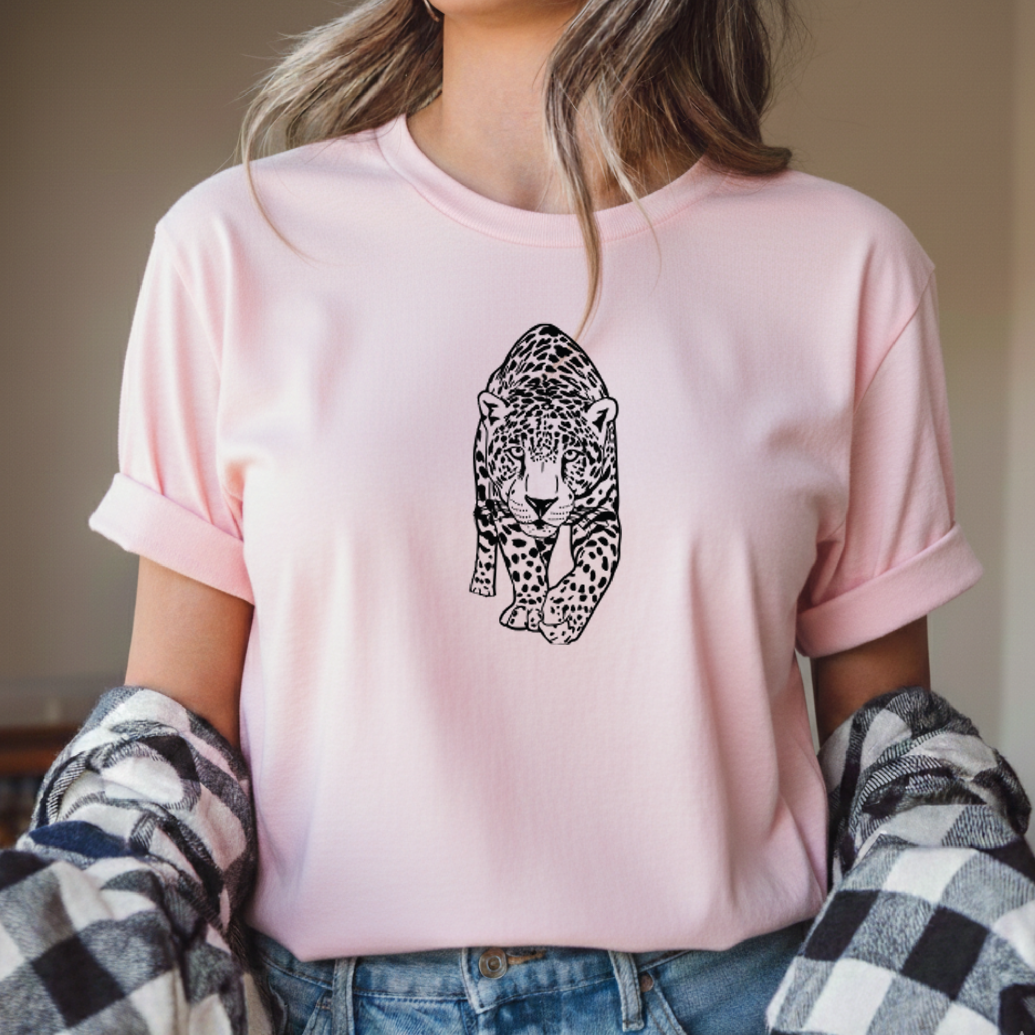 T-shirt "Onça" 100% Algodão 190g - JM Collection