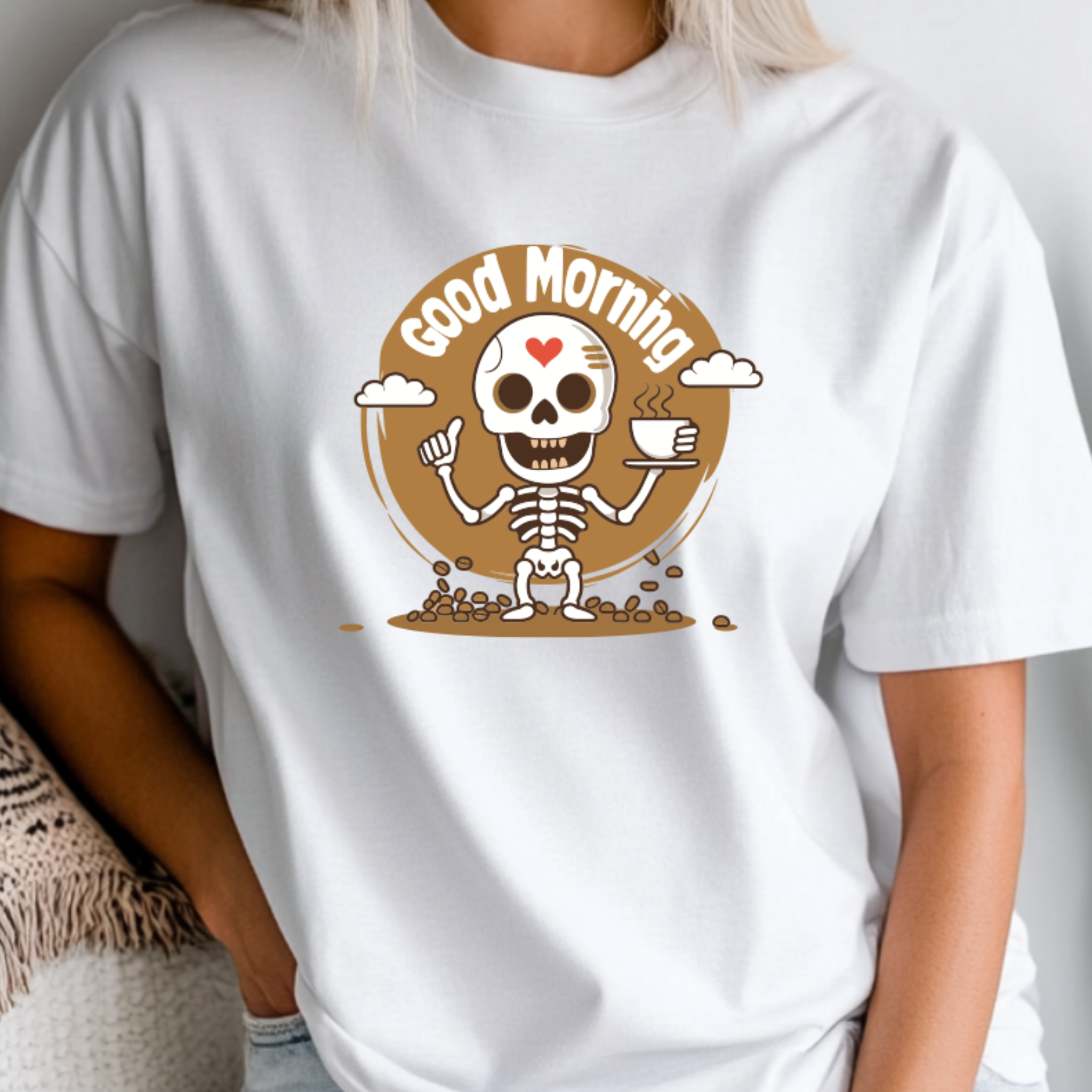 T-shirt Good Morning 100% Algodão - Coleção Summer