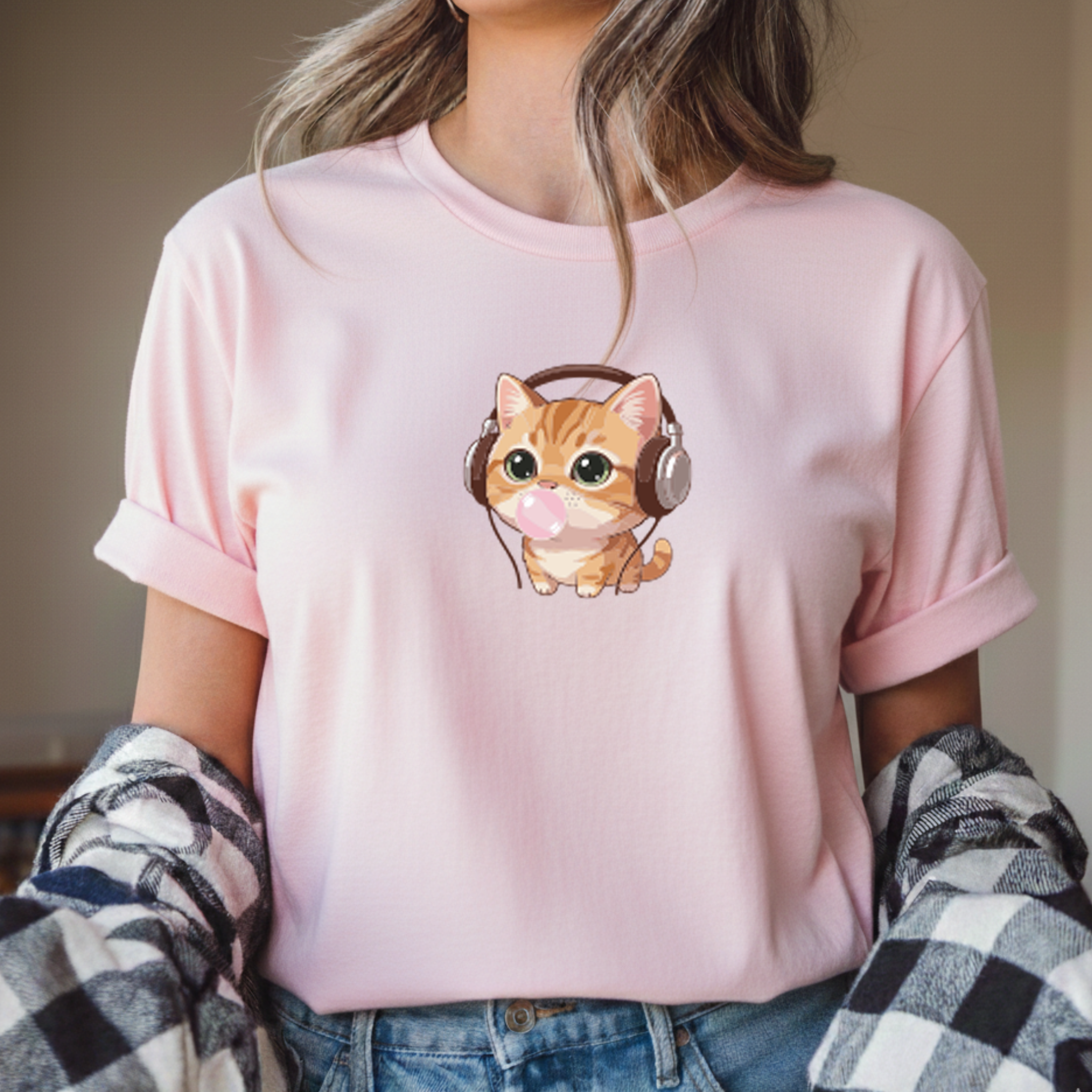 T-shirt "Cat" 100% Algodão Premium 190g
