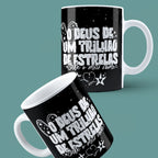Caneca "o Deus de um trilhão de estrelas sabe o meu nome" | Presente de Fé