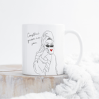 Caneca "Construí quem eu sou" | Dia da Mulher