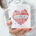 Caneca "Sonhei, Acreditei e Floresci" | Dia da Mulher