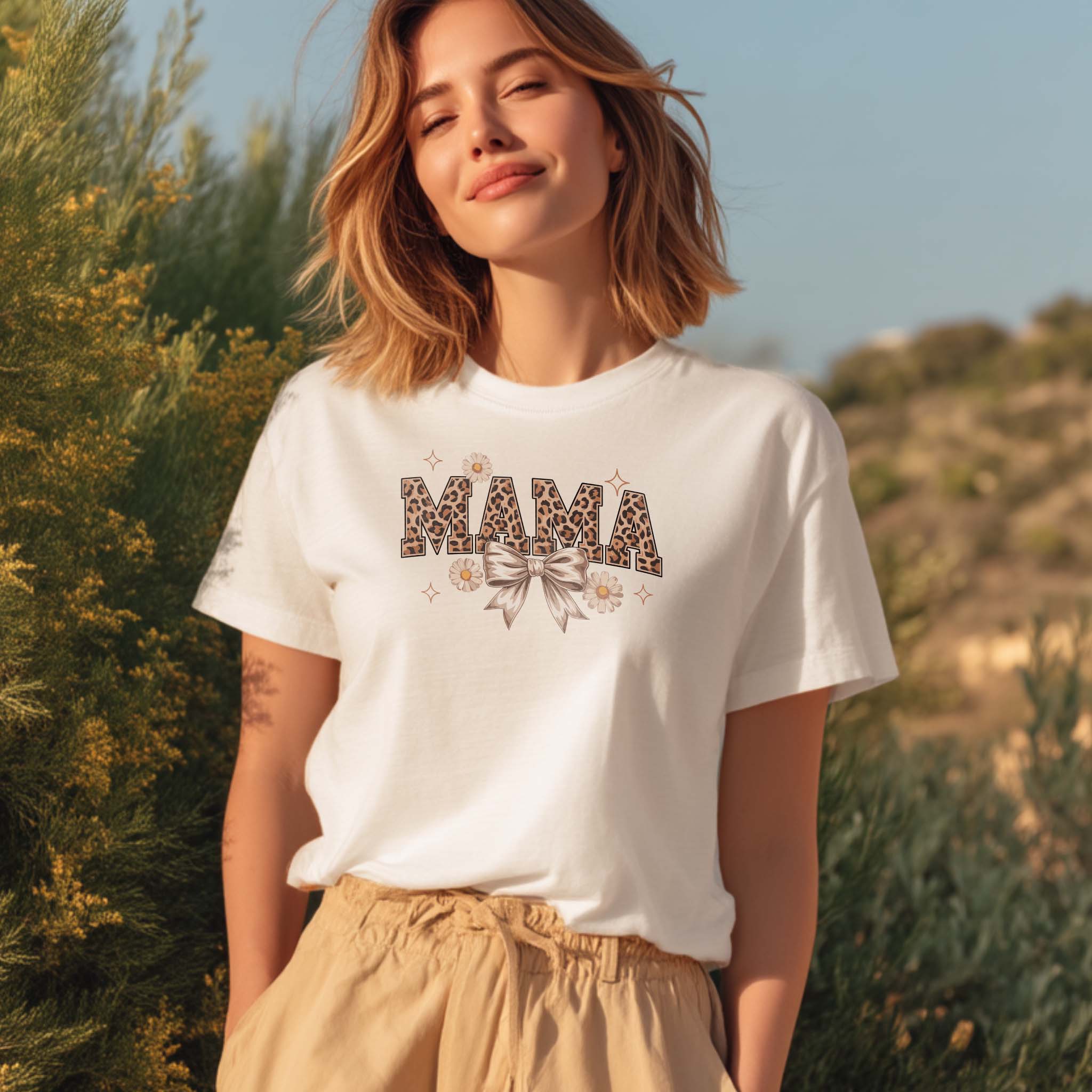 T-shirt Dia da Mãe "MAMA"  Premium - Coleção Dia da Mãe