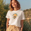 T-shirt "Take a Moment to Breathe" 100% Algodão Premium 190g - Coleção Floral