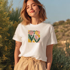 T-shirt "Flor" 100% Algodão Premium 190g - Coleção Floral