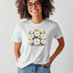 T-shirt Floral "Flowers" 100% Algodão Premium 190g
