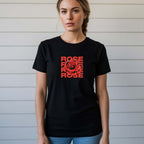 T-shirt "Rose" 100% Algodão Premium 190g - Coleção Floral