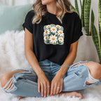 T-shirt Floral "Flowers" 100% Algodão Premium 190g