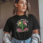 T-shirt Floral "Bloom Where You Are" 100% Algodão Premium 190g