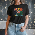 T-shirt Floral 100% Algodão Premium 190g