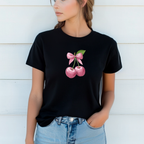 T-shirt "Cherry" 100% Algodão - Coleção Verão - JM Collection