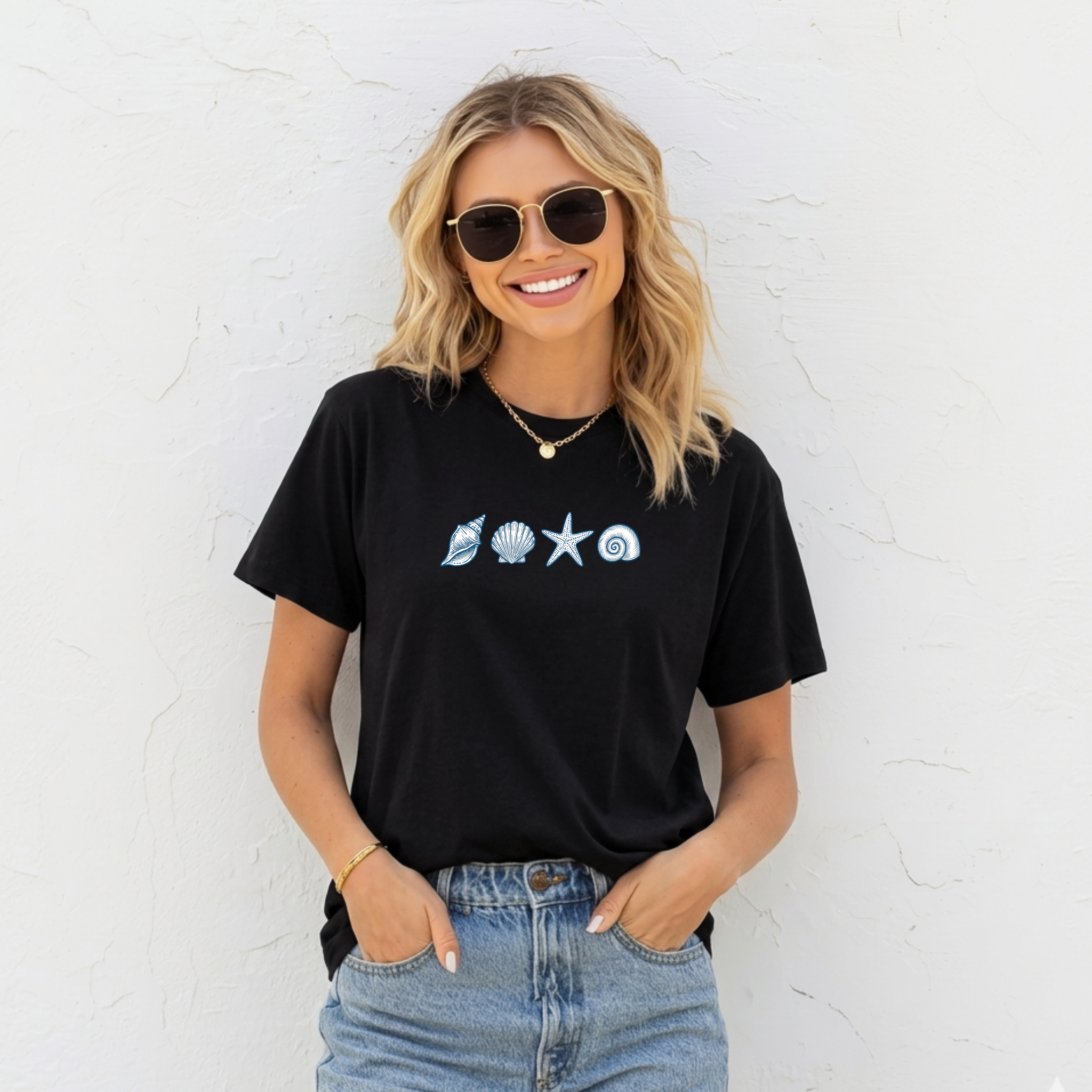 T-shirt "Summer" 100% Algodão