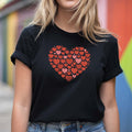 T-shirt Dia da Mãe "Love" - Premium Algodão