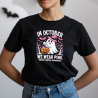 T-shirt Halloween We wear pink