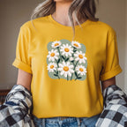 T-shirt Floral "Flowers" 100% Algodão Premium 190g