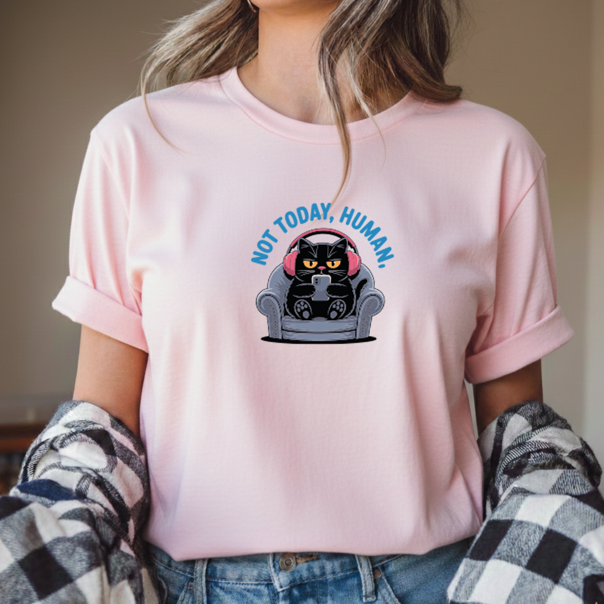 T-shirt "Cat" 100% Algodão