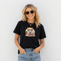 T-shirt "Cats Books" 100% Algodão Premium 190g