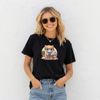 T-shirt "Cats Books" 100% Algodão Premium 190g