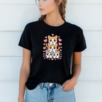 T-shirt "Cats" 100% Algodão
