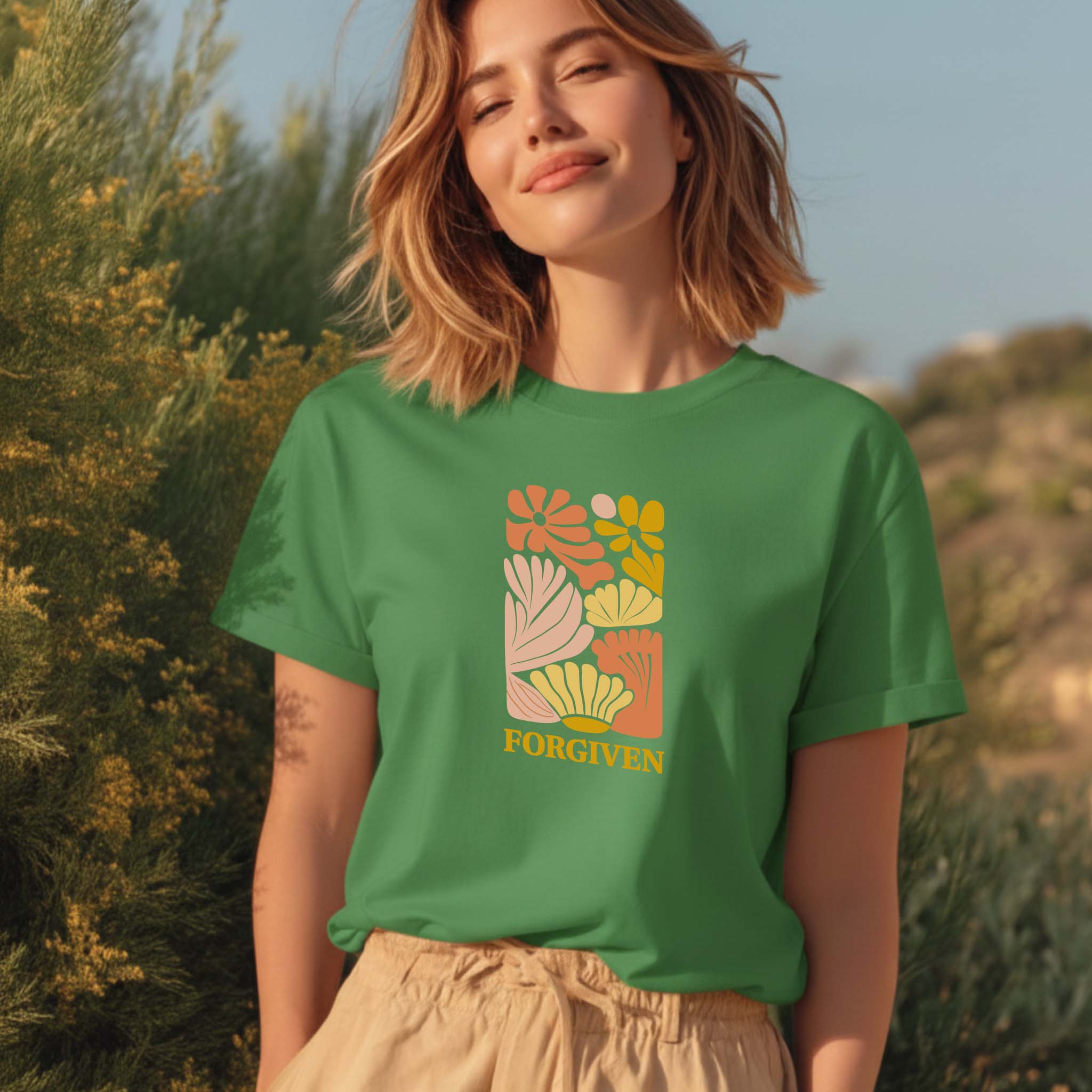 T-shirt "Forgiven"  | 100% Algodão Premium