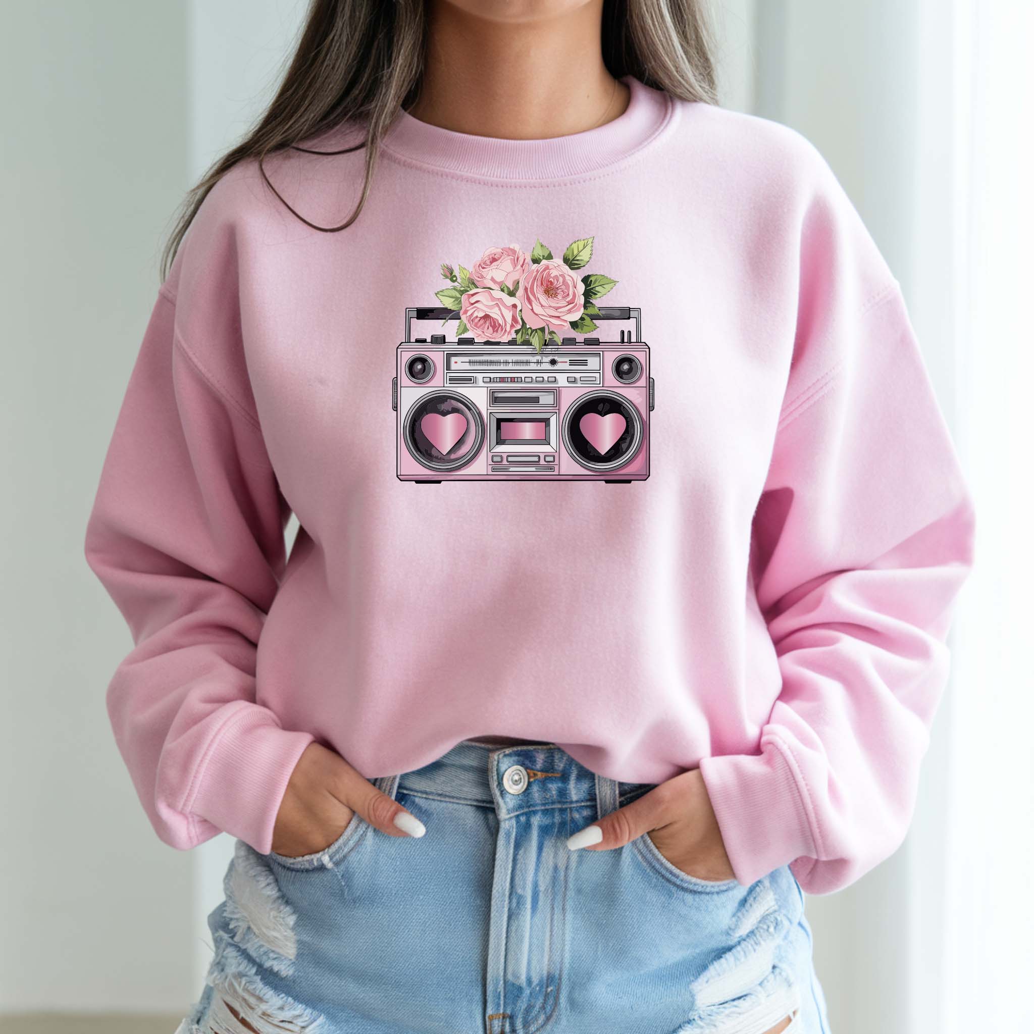 Sweatshirt Floral - Camisola Premium