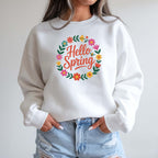Camisola "Hello Spring" | Sweatshirt Premium 290g | Coleção Florais