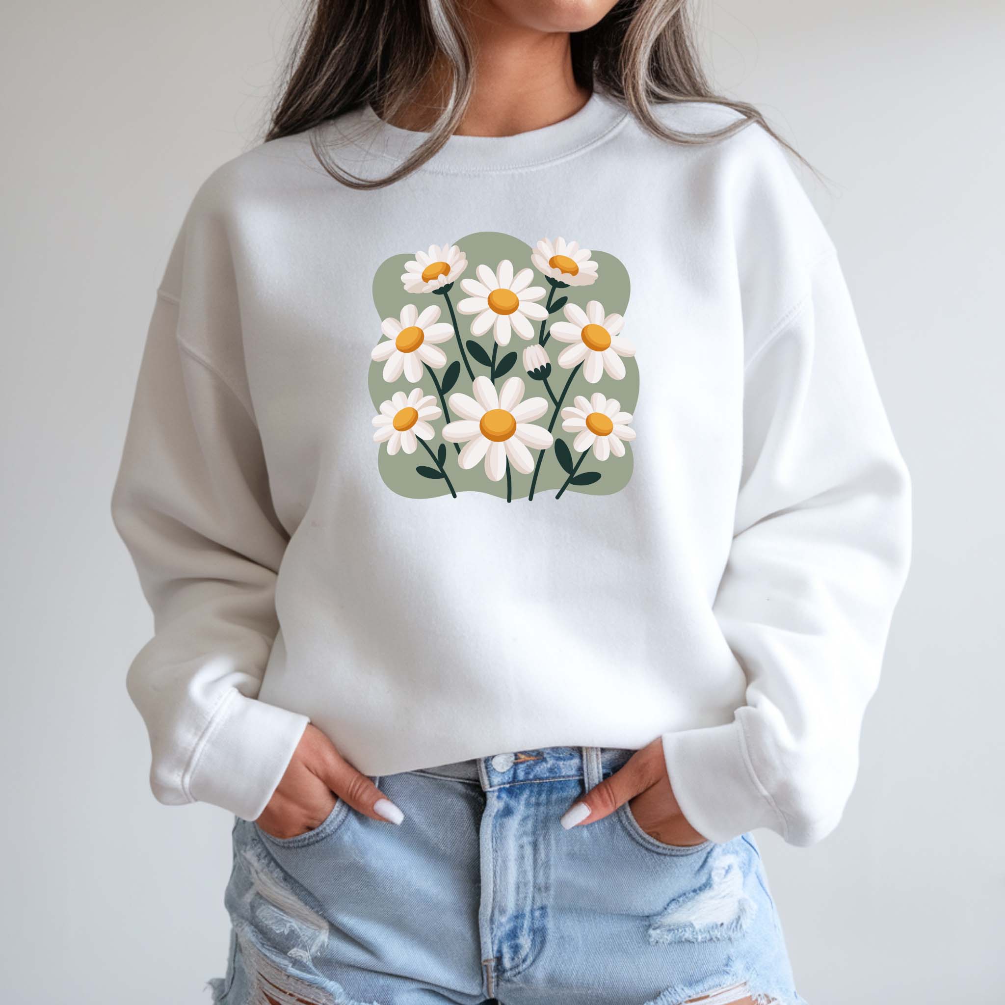 Camisola "Flores" | Sweatshirt Premium