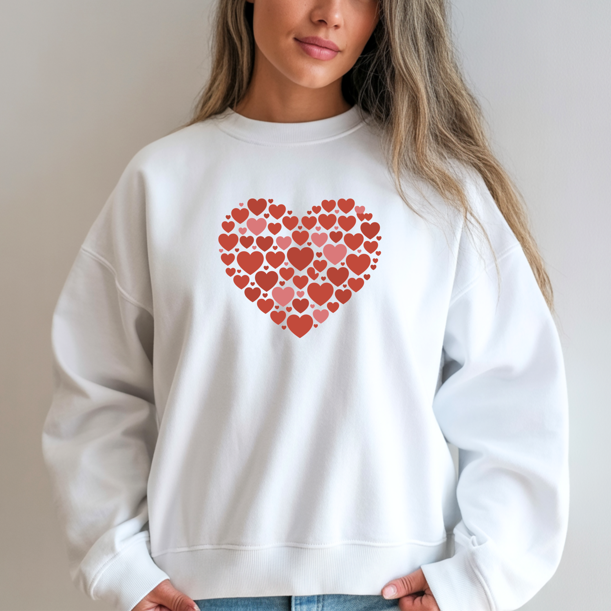 Camisola Dia da Mãe "Coração Love" O Abraço Mais Quente e Macio