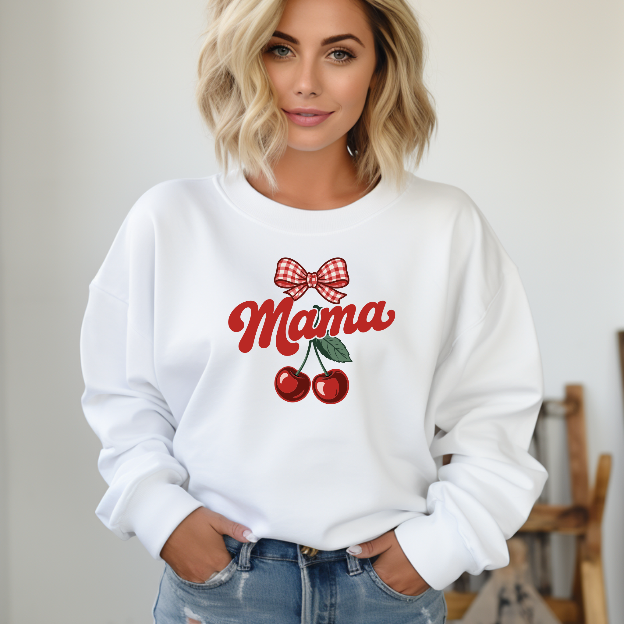 Camisola Dia da Mãe "MAMA" O Abraço Mais Quente e Macio