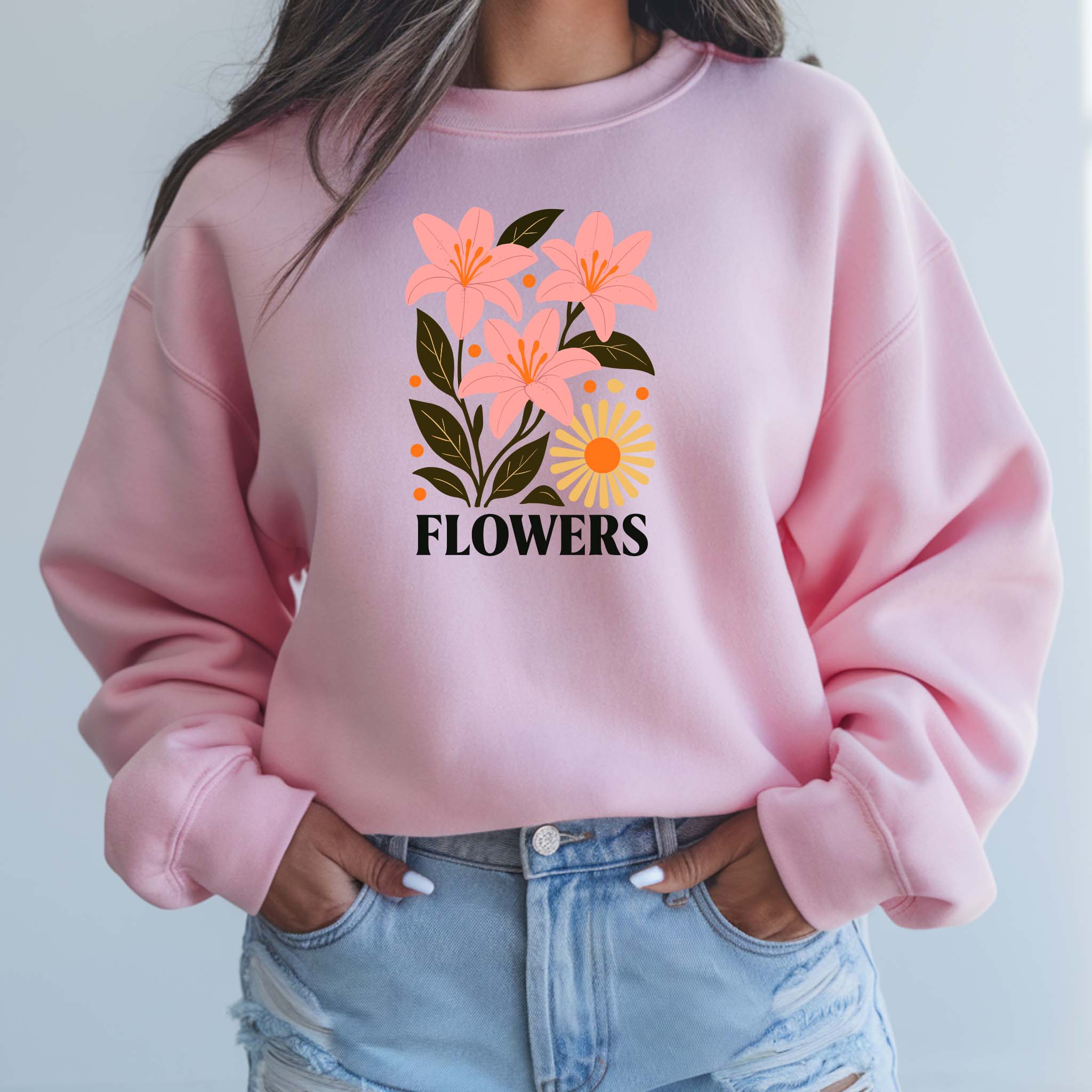 Camisola "Flowers" | Sweatshirt Premium 290g | Coleção Florais