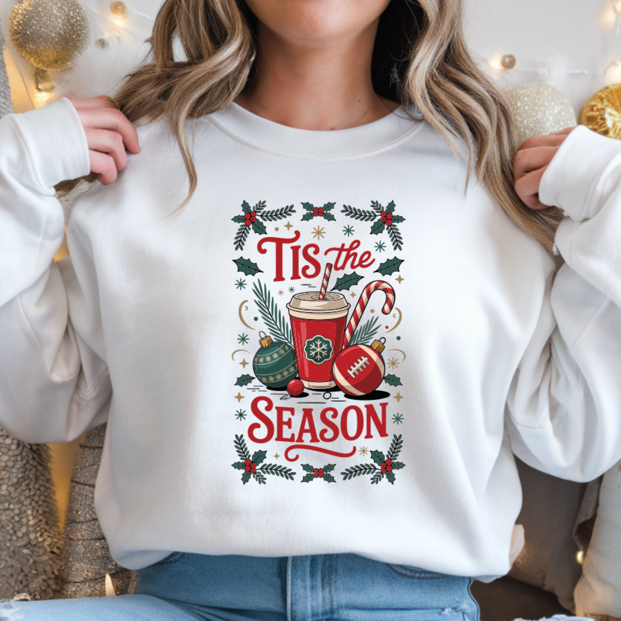 Sweatshirt Natal "Tis the season" | Sweatshirt 290g