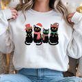 Camisola Natal "Cats" | Sweatshirt Premium 290g | Coleção Natal