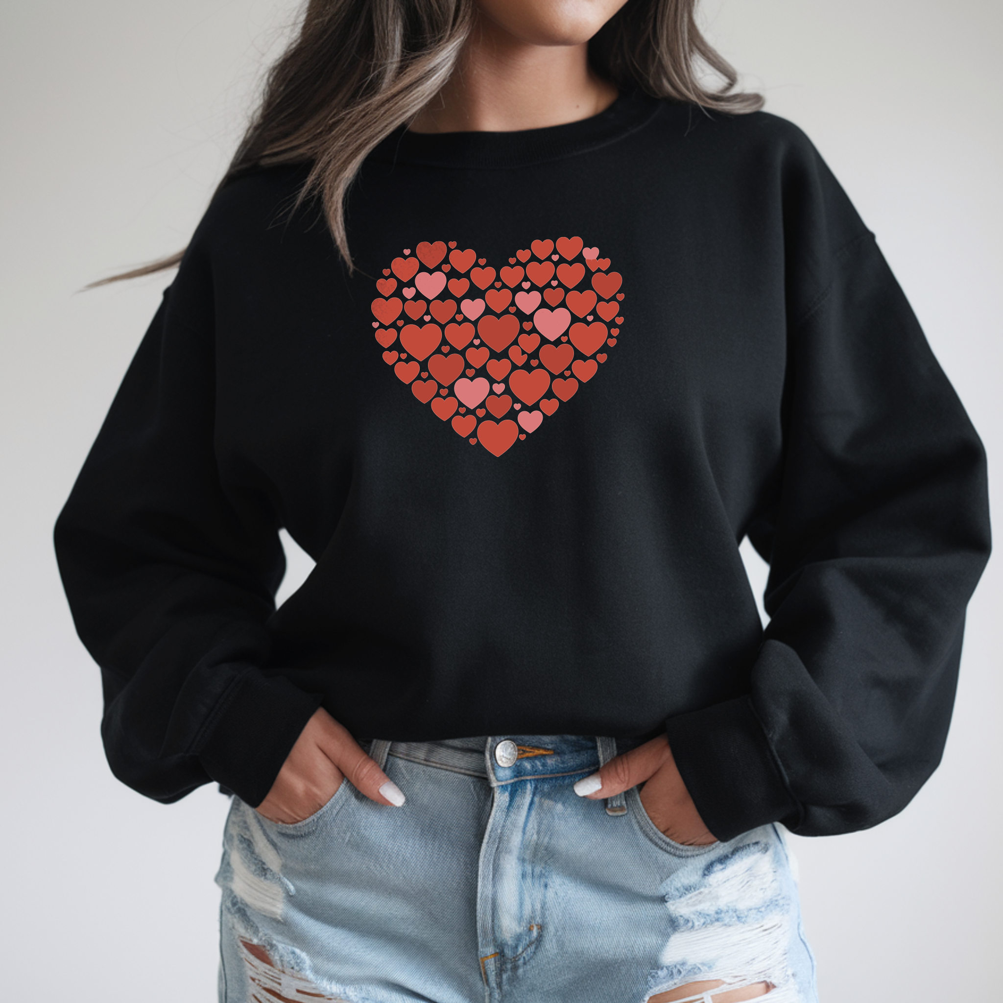 Camisola Dia da Mãe "Coração Love" O Abraço Mais Quente e Macio