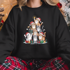 Sweatshirt "Cat Christmas" | Camisola Premium 290g | Coleção Natal