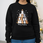Camisola "Cat Christmas" | Sweatshirt Premium 290g | Coleção Natal
