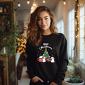 Sweatshirt "Cat Natal" | Camisola Premium 290g | Coleção Natal