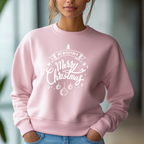 Camisola "Merry Christmas" | Sweatshirt Premium 290g | Coleção Natal
