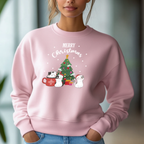 Sweatshirt "Cat Natal" | Camisola Premium 290g | Coleção Natal