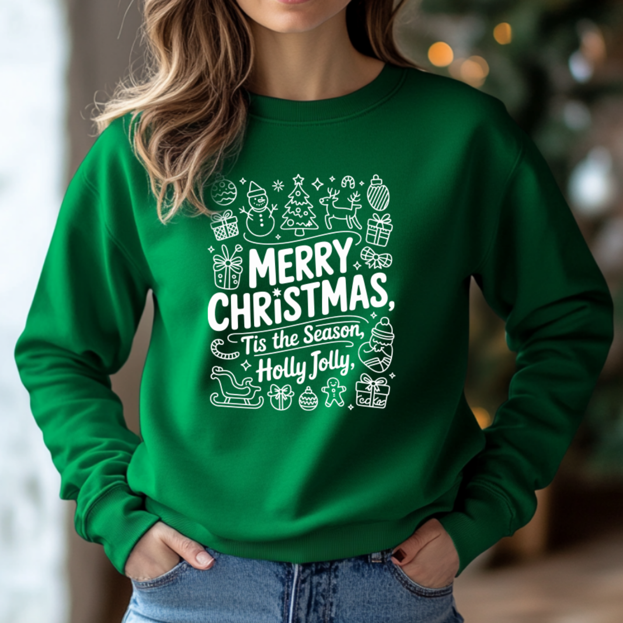 Camisola Natal "Christmas" |  Coleção Natal - Sweatshirt Premium