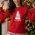 Sweatshirt "Cats Natal" | Camisola Premium 290g | Coleção Natal