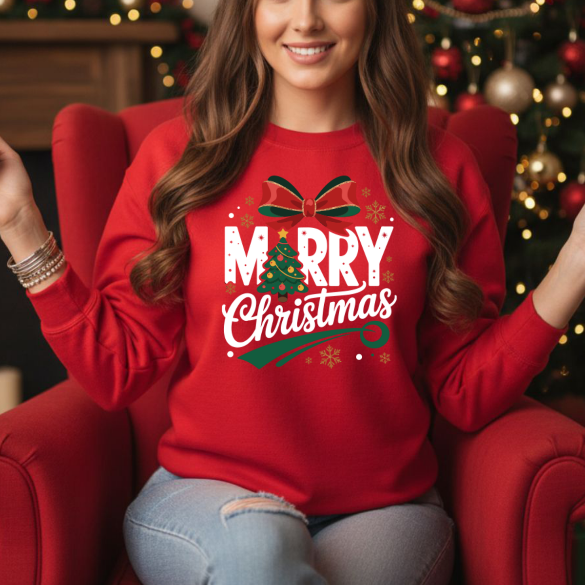 Camisola Natal "Christmas" | Sweatshirt Premium - Coleção Natal