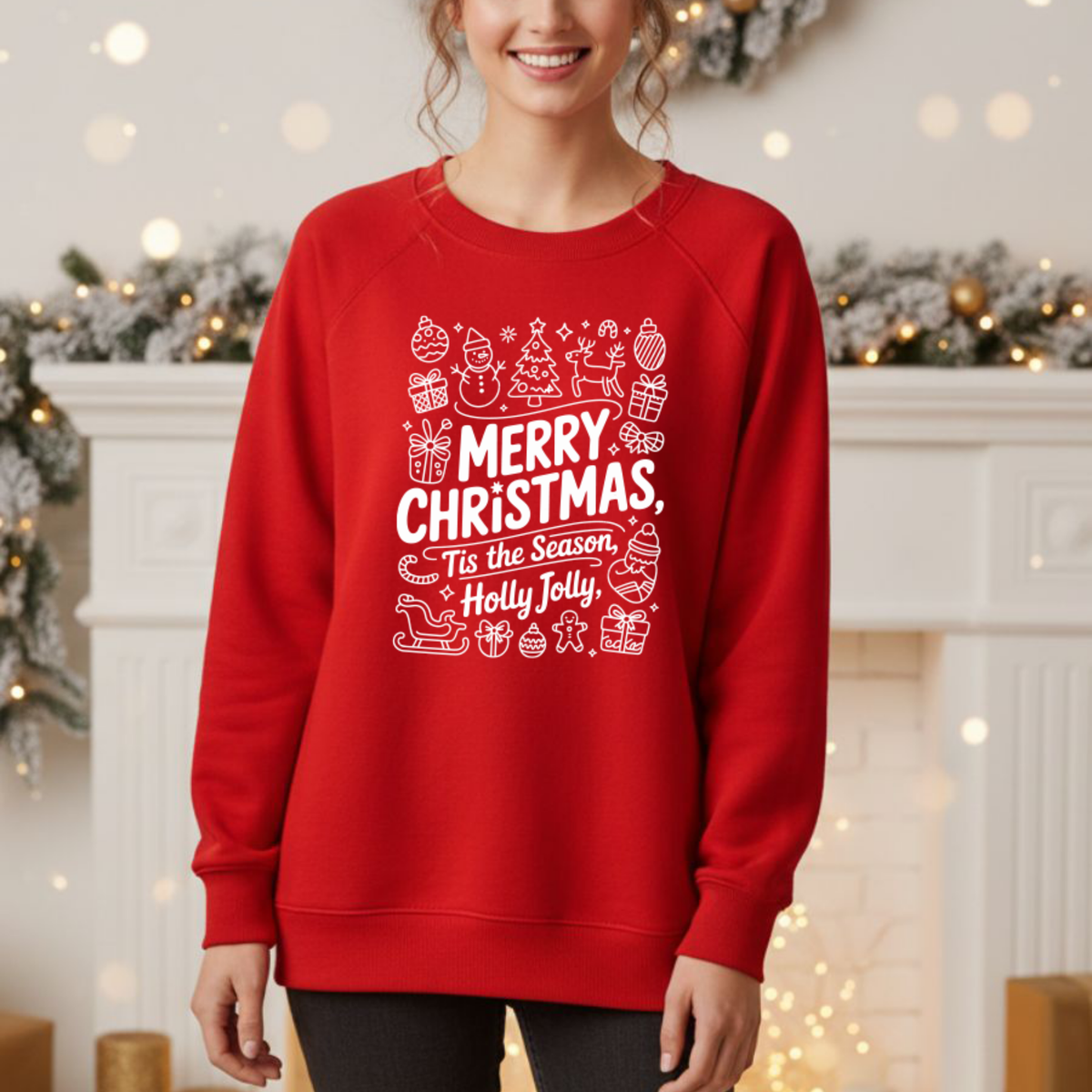 Camisola Natal "Christmas" |  Coleção Natal - Sweatshirt Premium