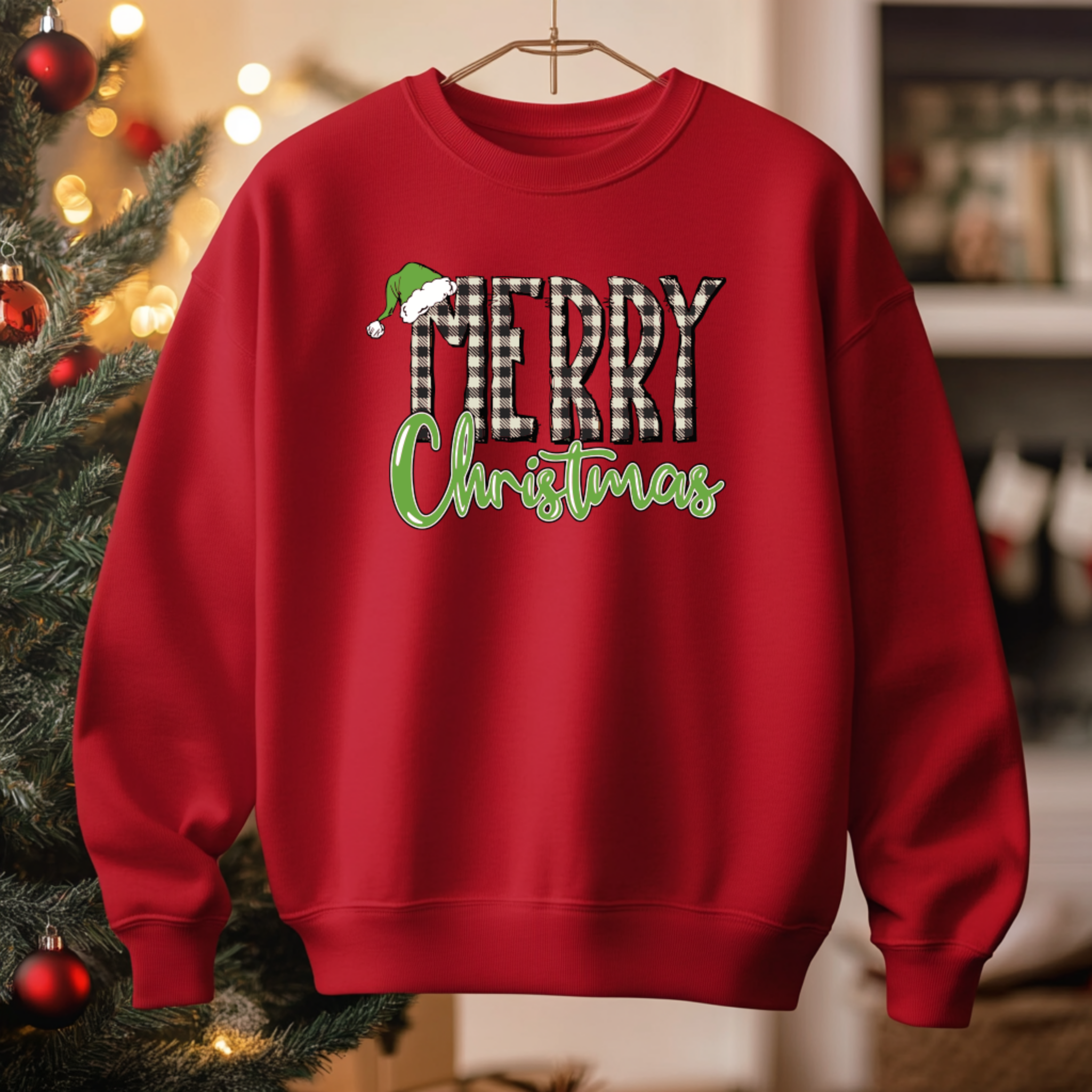 Sweatshirt "Merry Christmas" | Camisola Premium 290g | Coleção Natal
