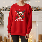 Camisola Natal "Merry Christmas" |  Coleção Natal - Sweatshirt Premium