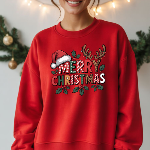 Camisola "Merry Christmas"|  Coleção Natal - Sweatshirt Premium